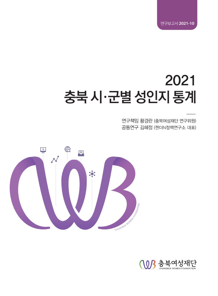 2021 충북 시·군별 성인지 통계 [첨부 이미지1]