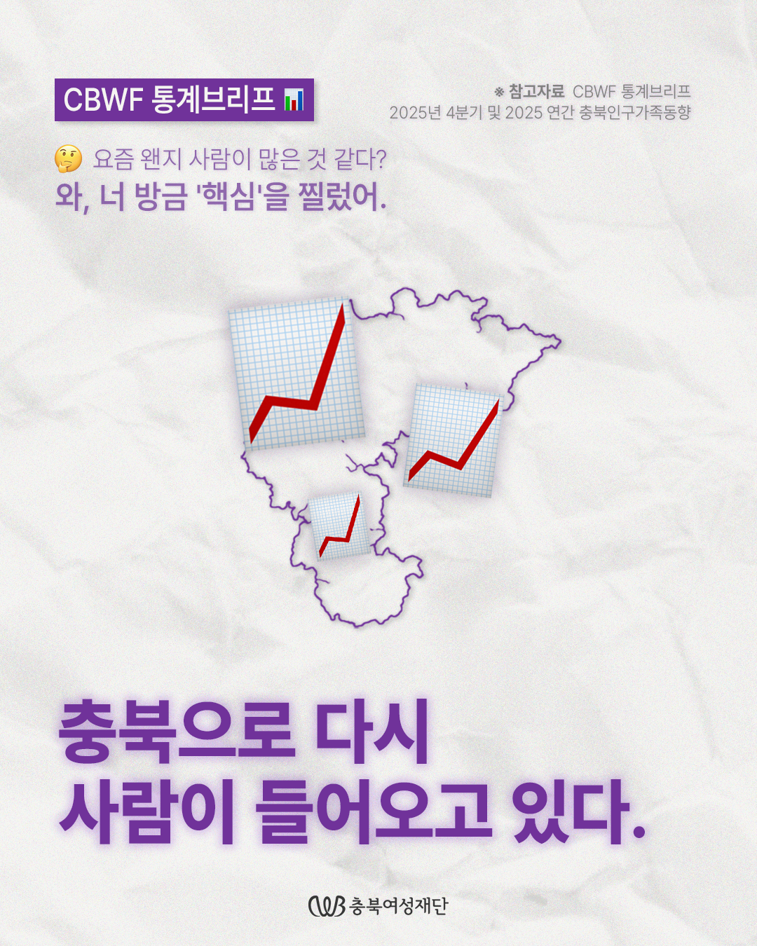 CBWF 통계브리프 인구가족동향 카드뉴스